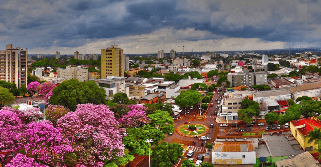 Foto de Dourados MS, onde temos uma agência da Pera Turismo